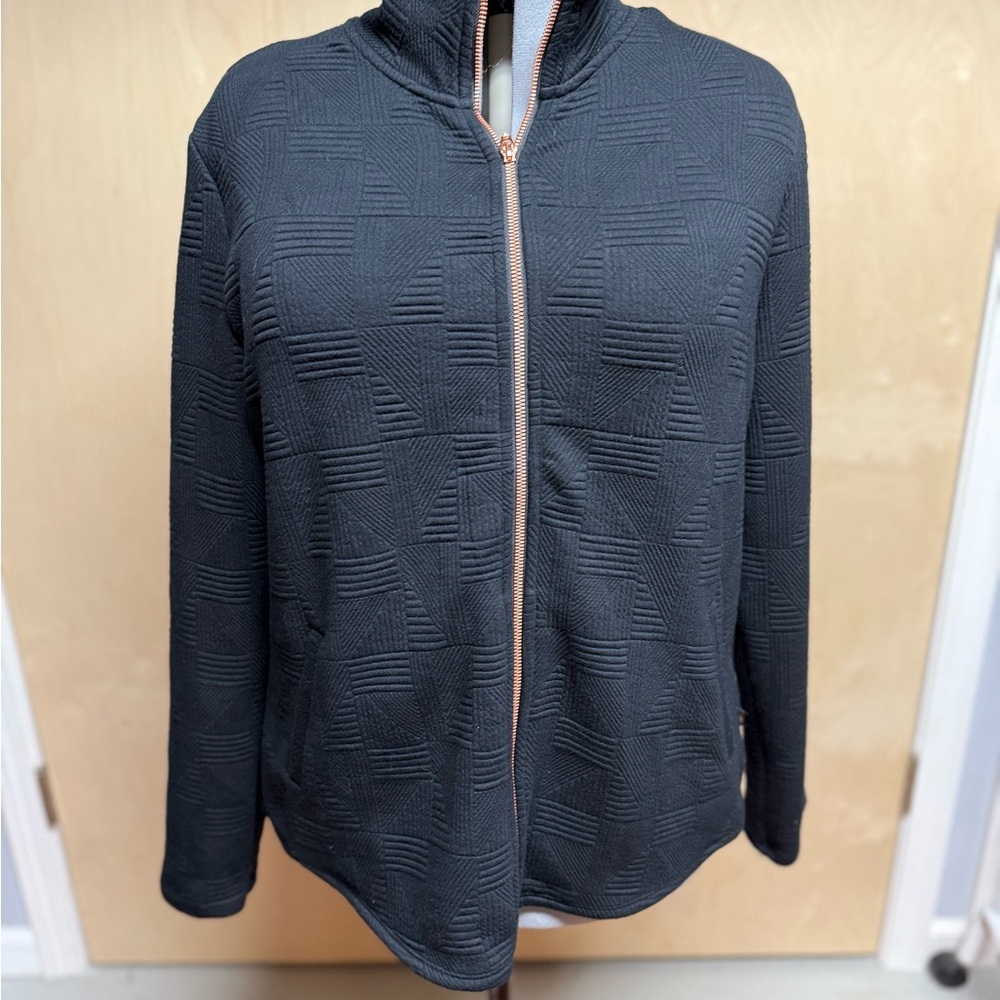 Skechers Black Textured Jacket